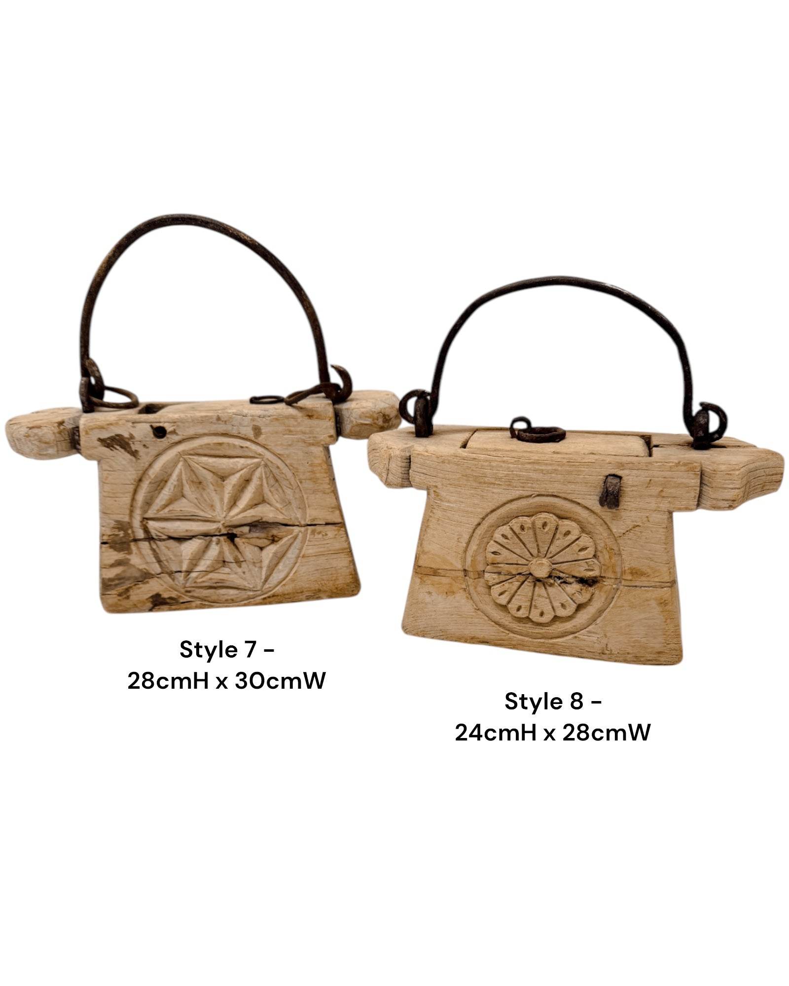 Indian Vintage Oil Pot -Natural - Wander & Wild Home