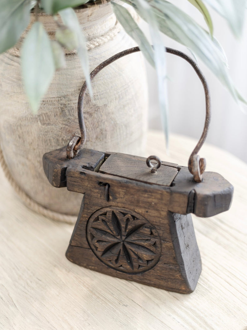 Indian Vintage Oil Pot - Wabi - Wander & Wild Home