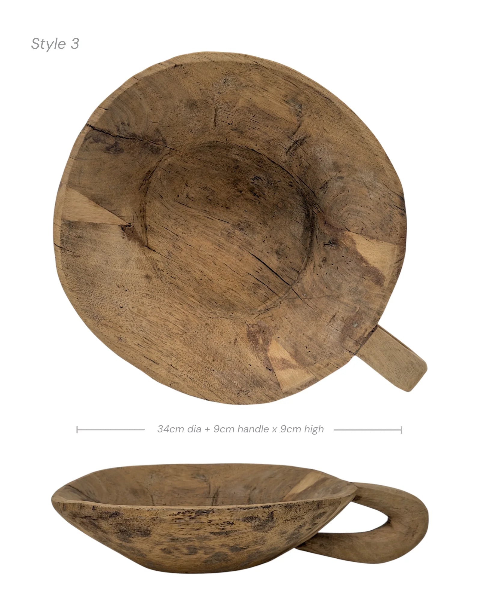 Indian Wooden Handle Bowl - Wander & Wild Home