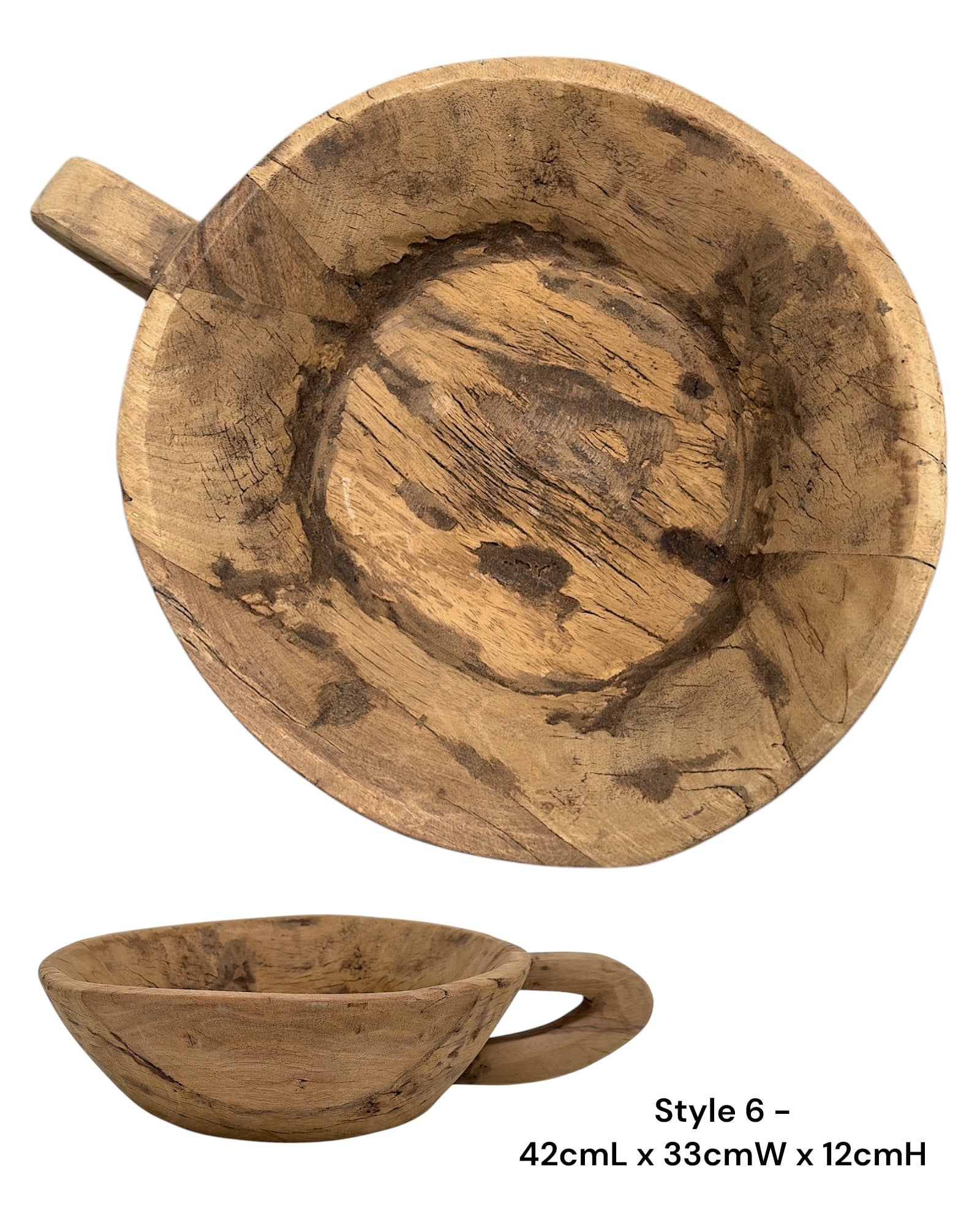 Indian Wooden Handle Bowl - Wander & Wild Home