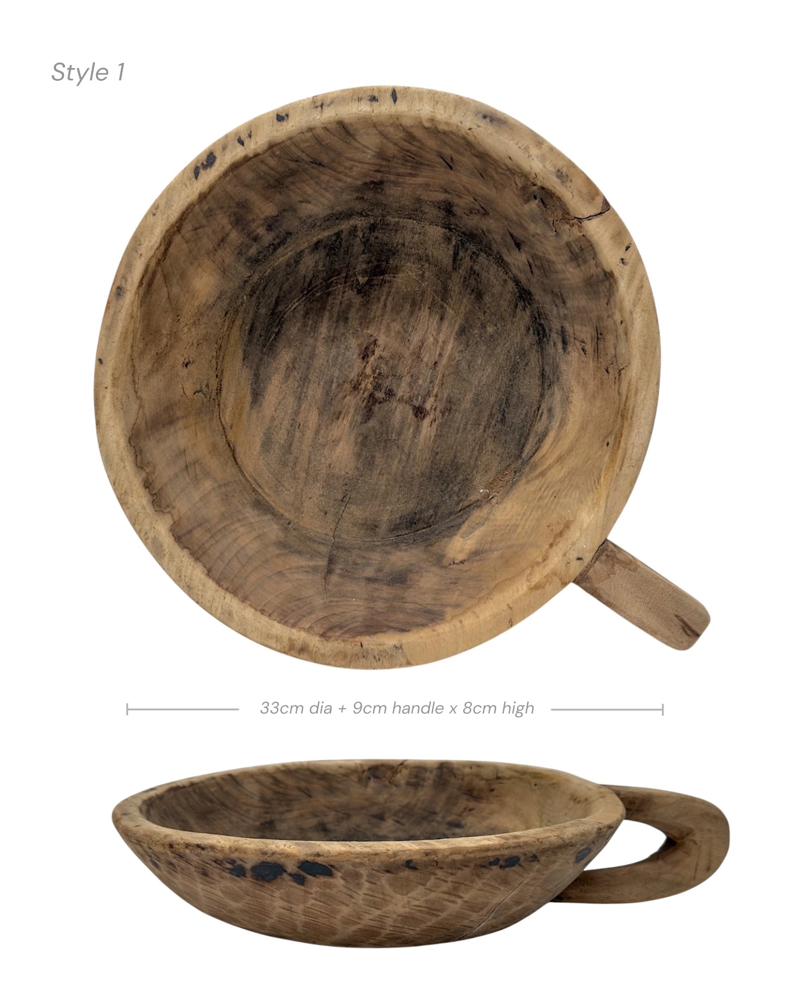 Indian Wooden Handle Bowl - Wander & Wild Home