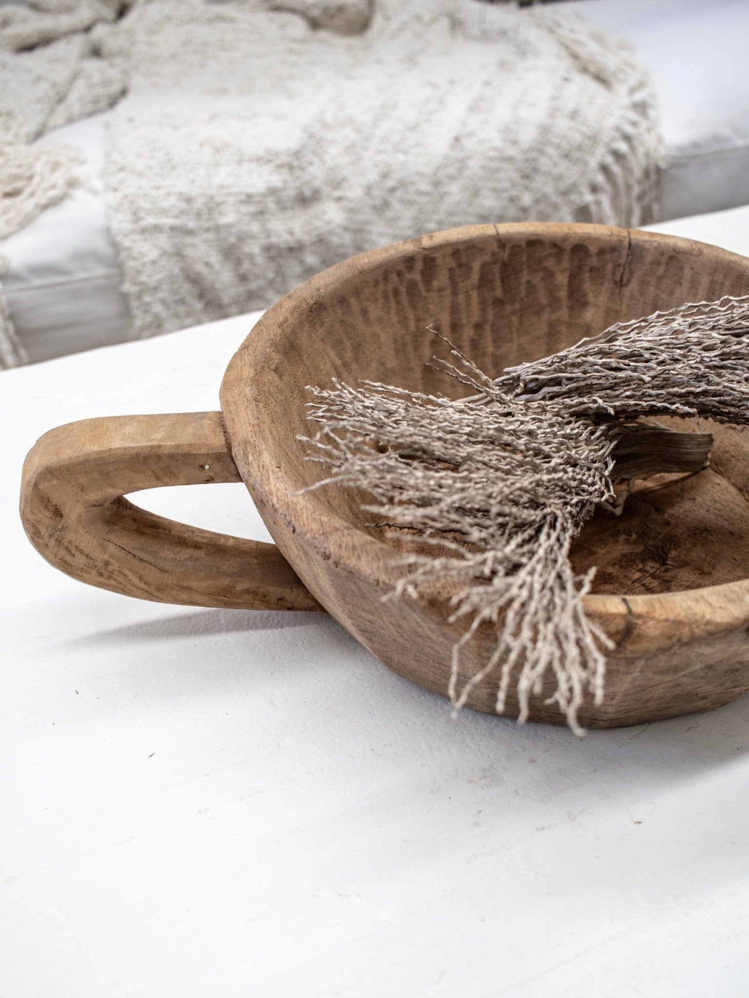 Indian Wooden Handle Bowl - Wander & Wild Home