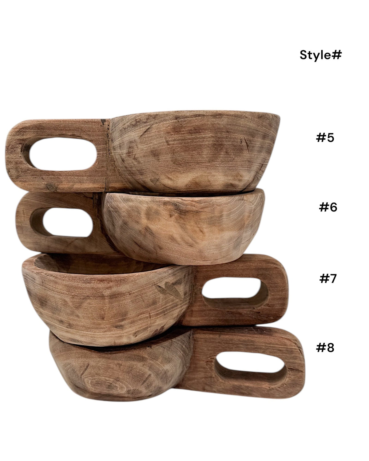 Indian Wooden Handled Display Dish - Round - Wander & Wild Home
