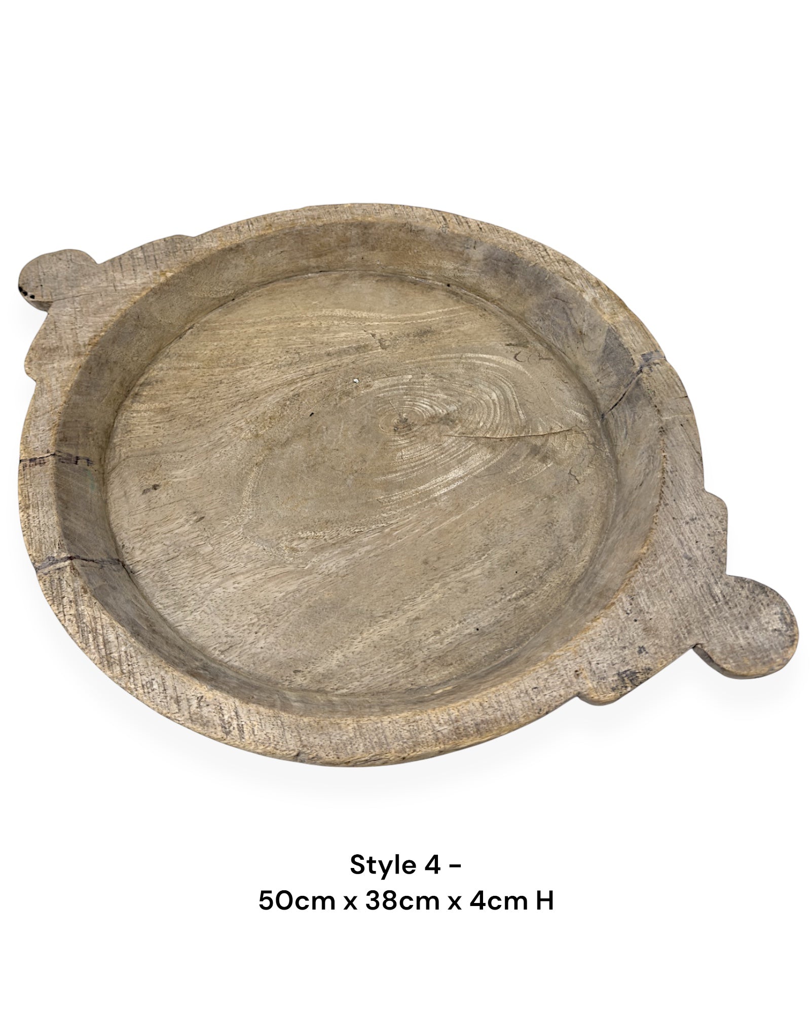 Indian Wooden Parat Plate - Wander & Wild Home