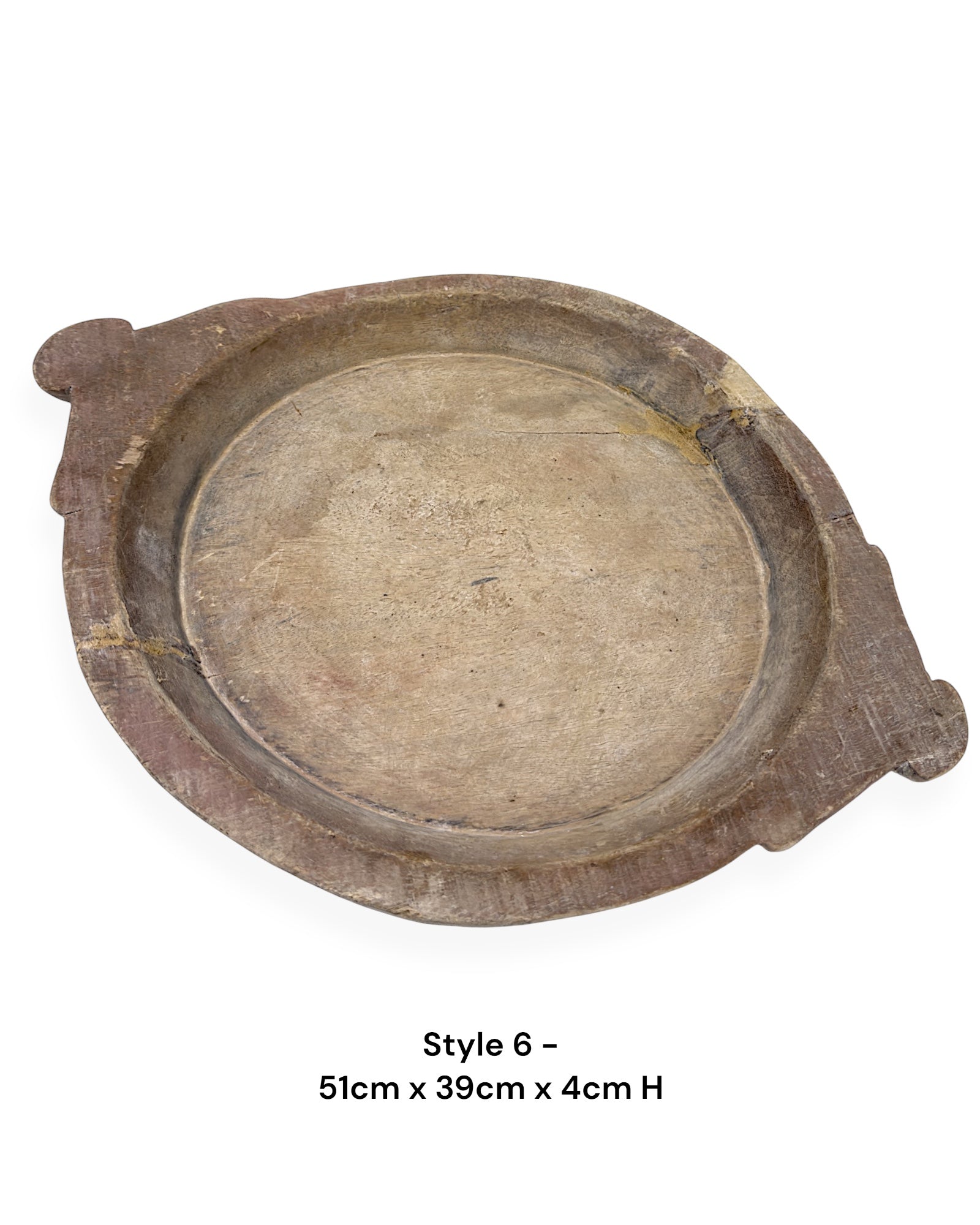 Indian Wooden Parat Plate - Wander & Wild Home