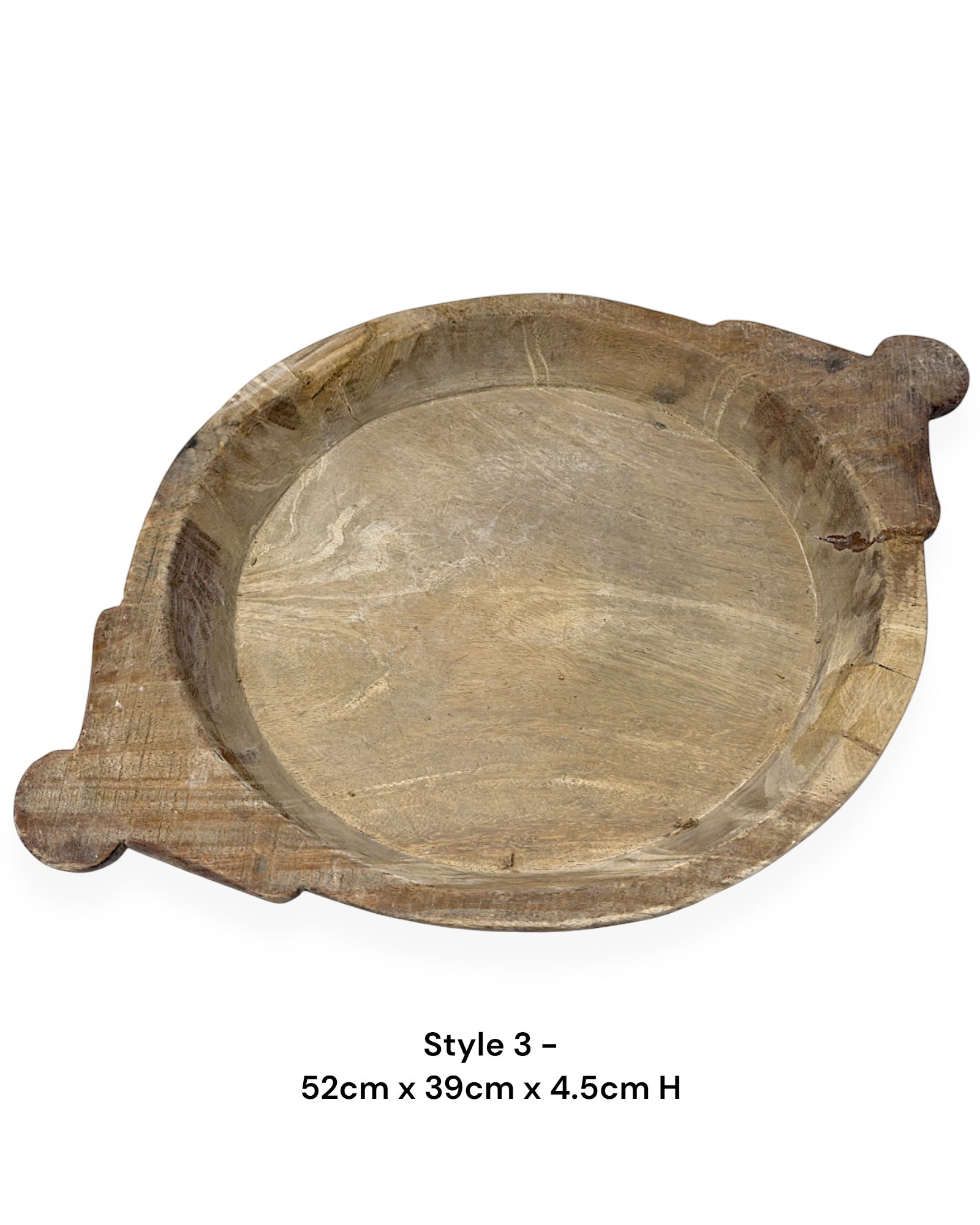 Indian Wooden Parat Plate - Wander & Wild Home