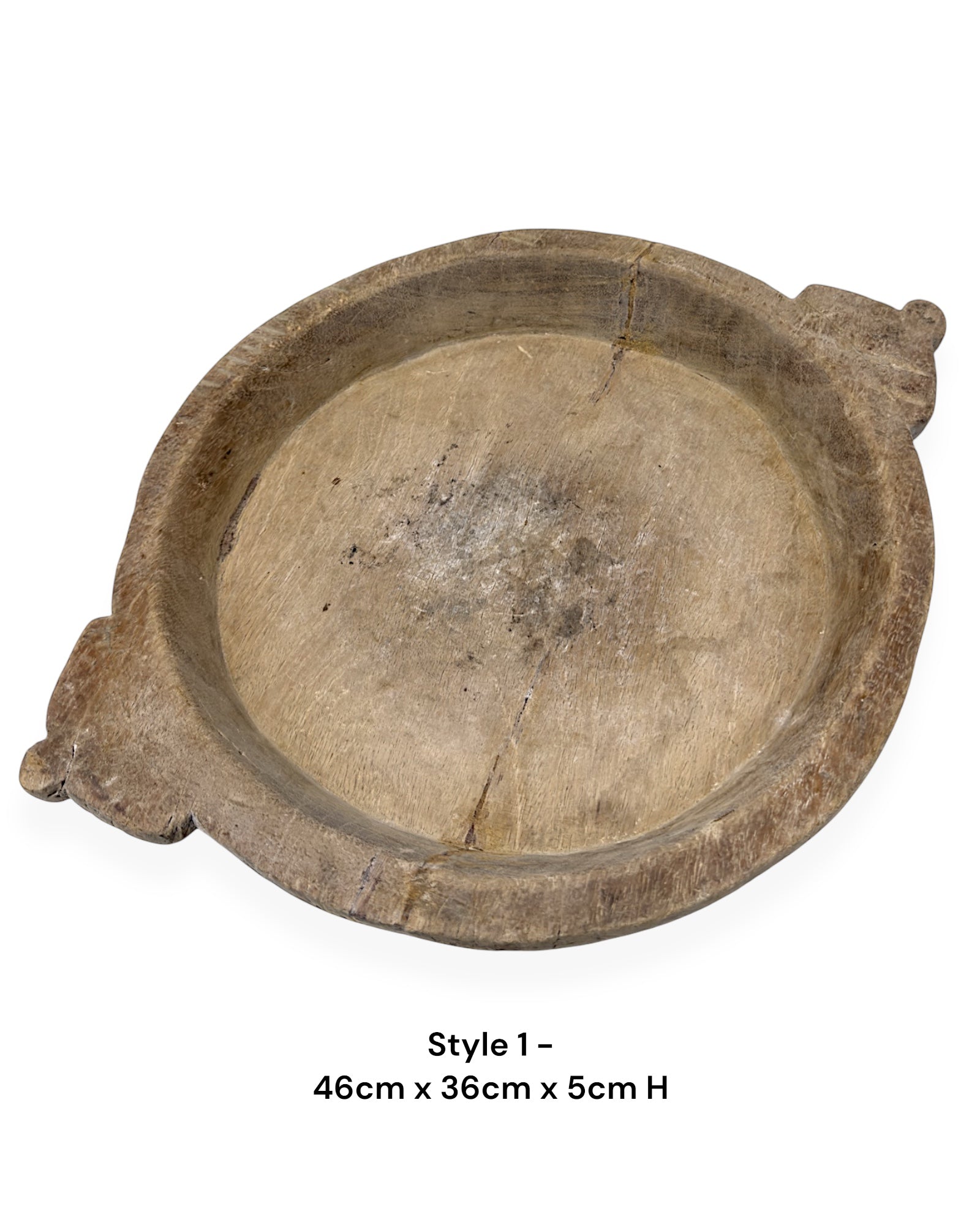 Indian Wooden Parat Plate - Wander & Wild Home