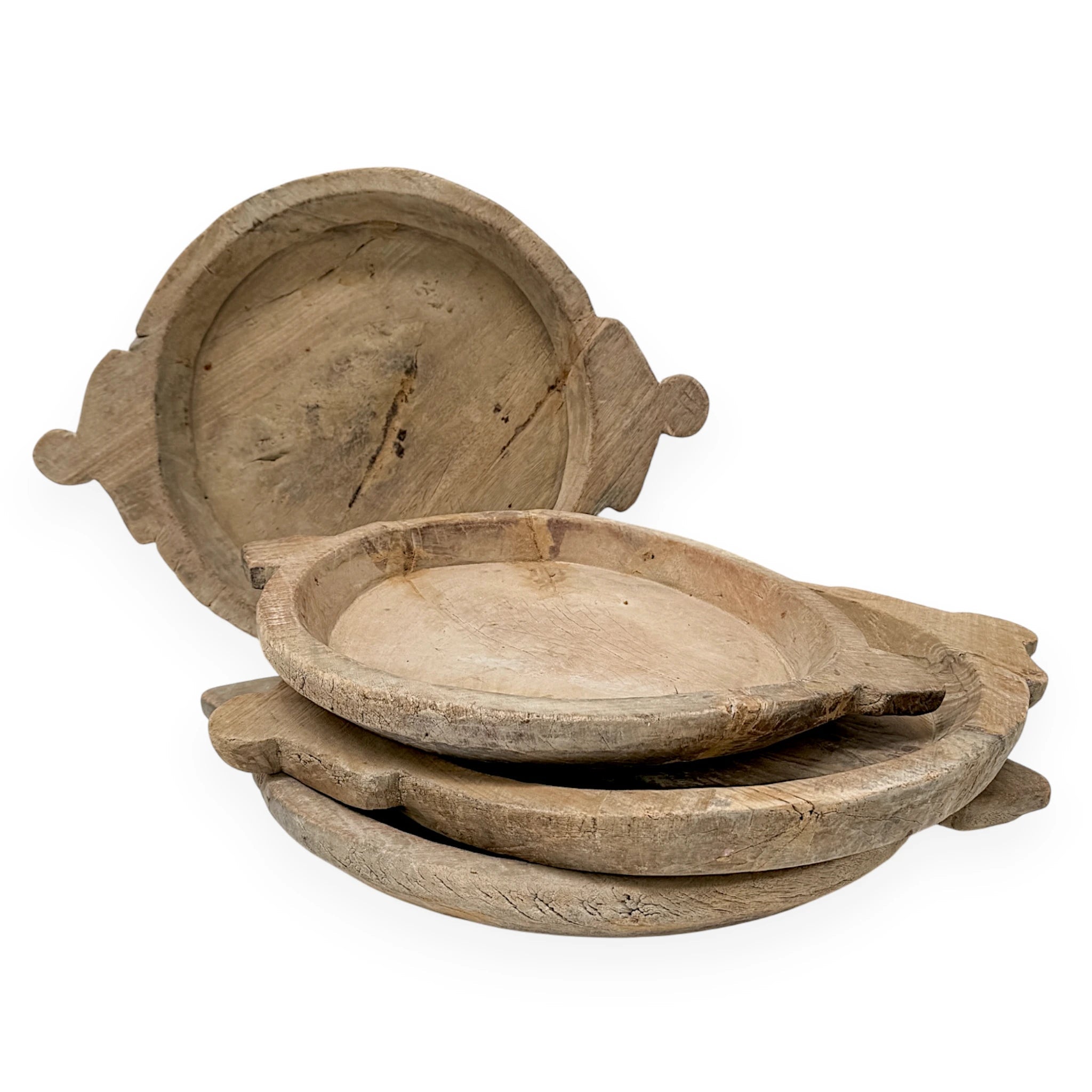 Indian Wooden Parat Plate - Wander & Wild Home
