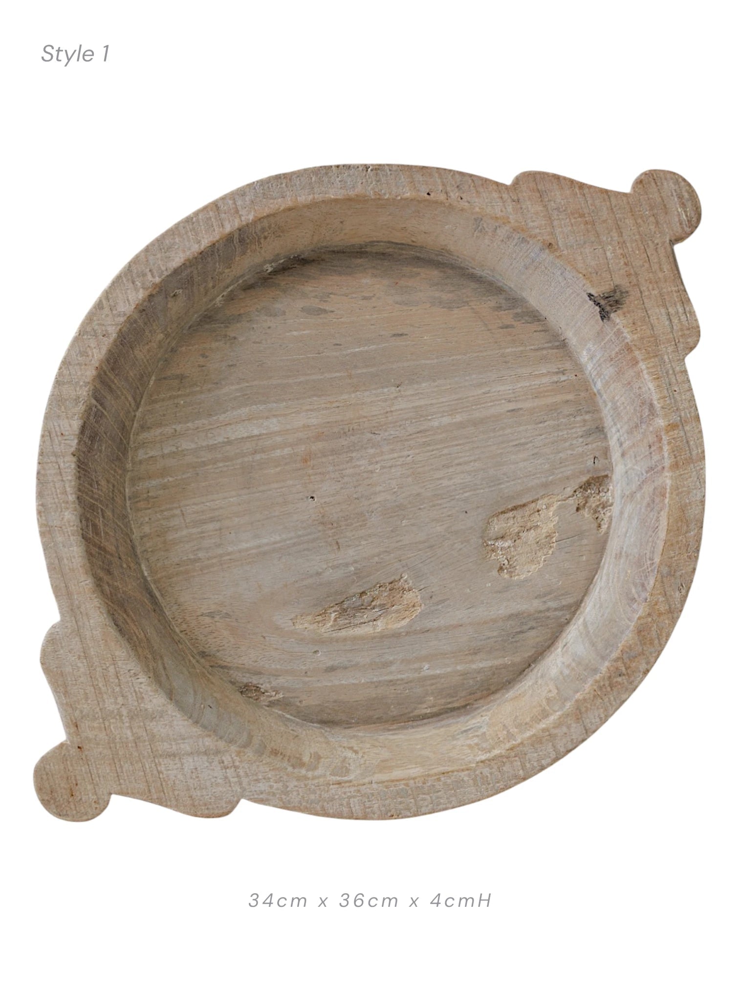 Indian Wooden Parat Plate - Wander & Wild Home