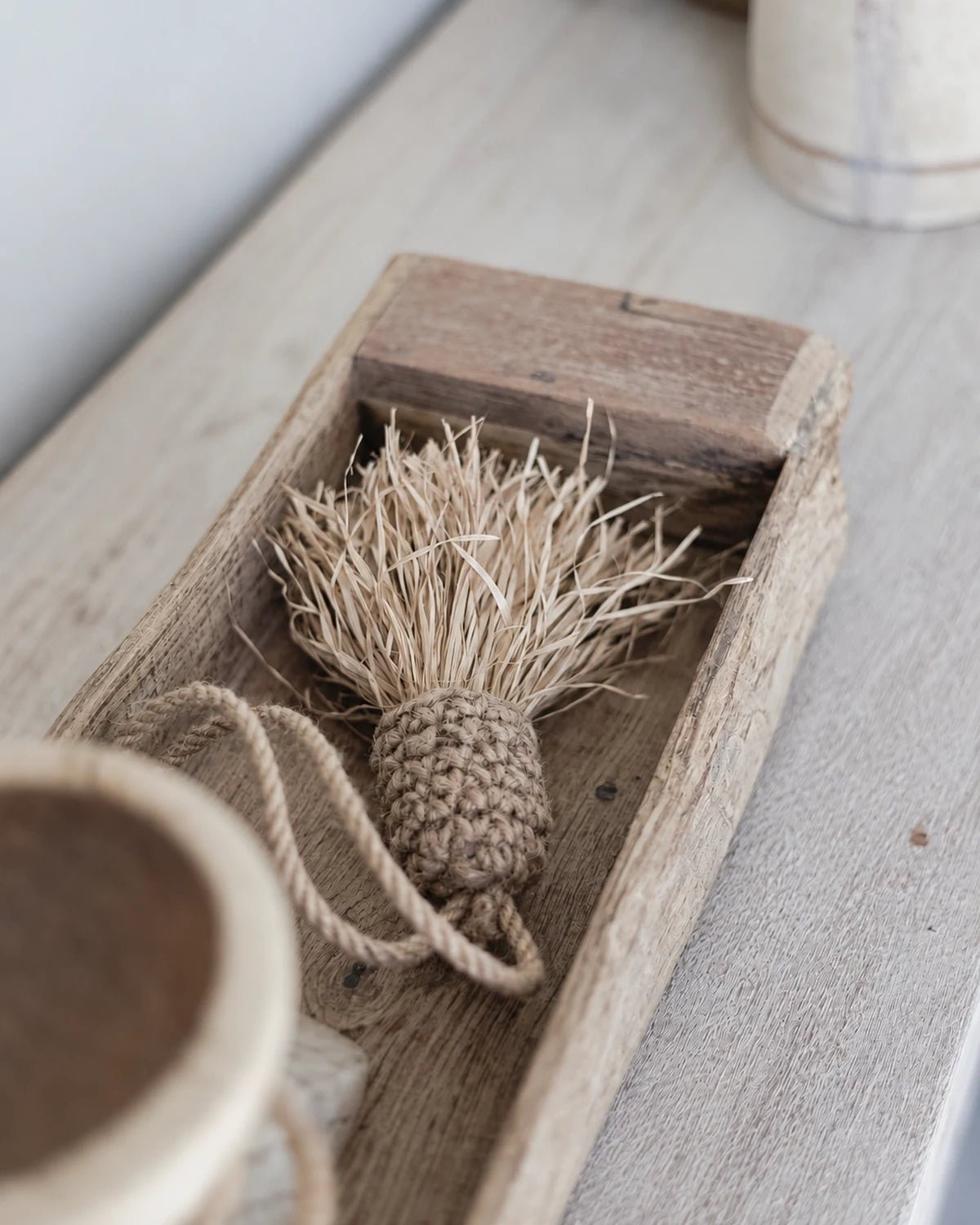 Juno | Raffia & Jute Curtain Tie Tassel - Wander & Wild Home