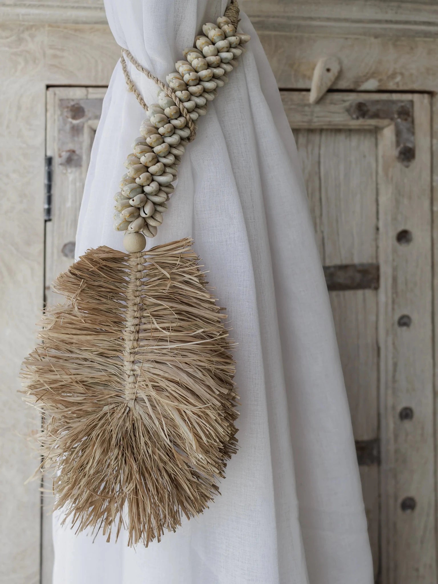 Kalo | Raffia Shell Tassel - Large - Wander & Wild Home