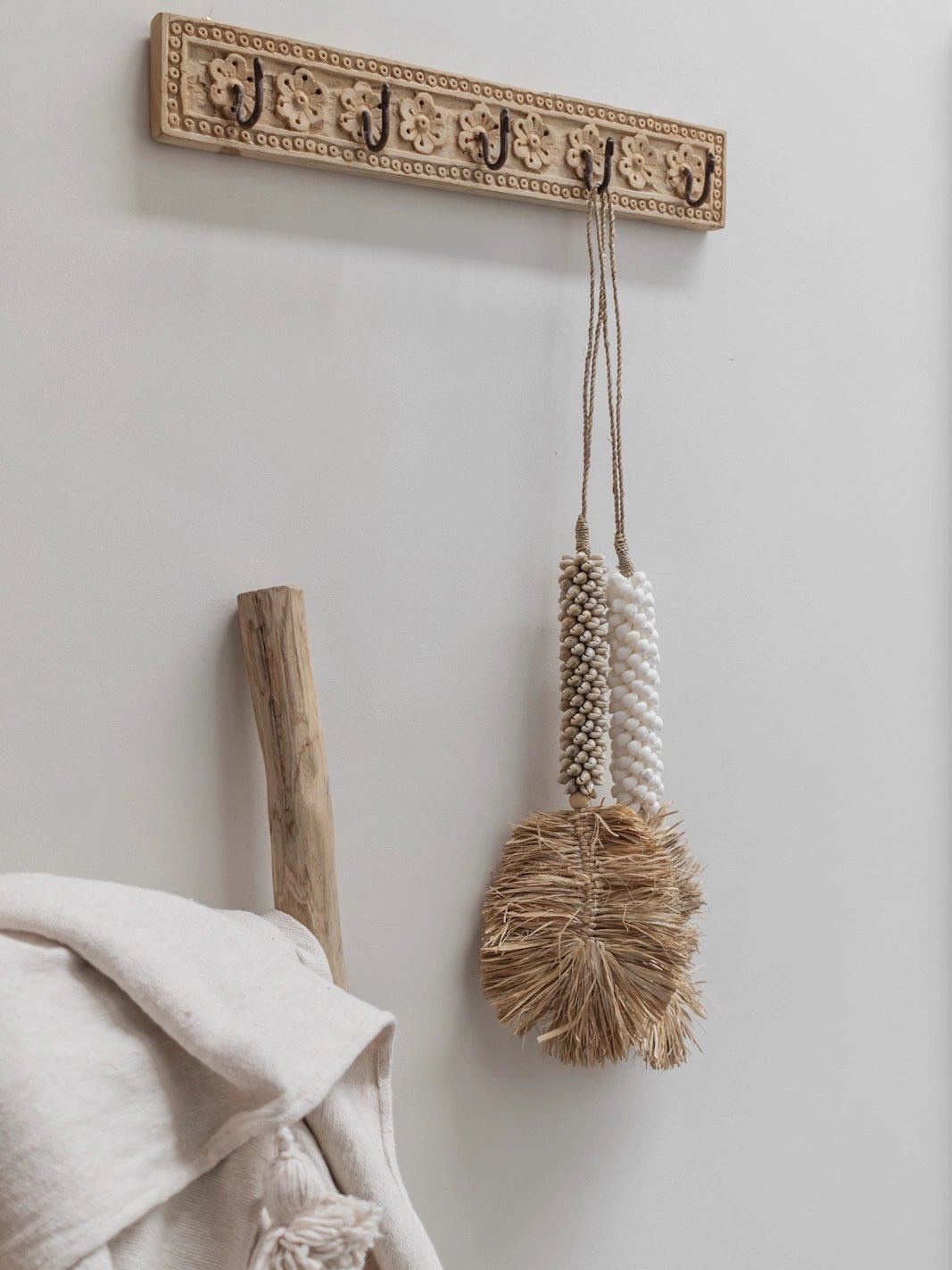 Kalo | Raffia Shell Tassel - Large - Wander & Wild Home