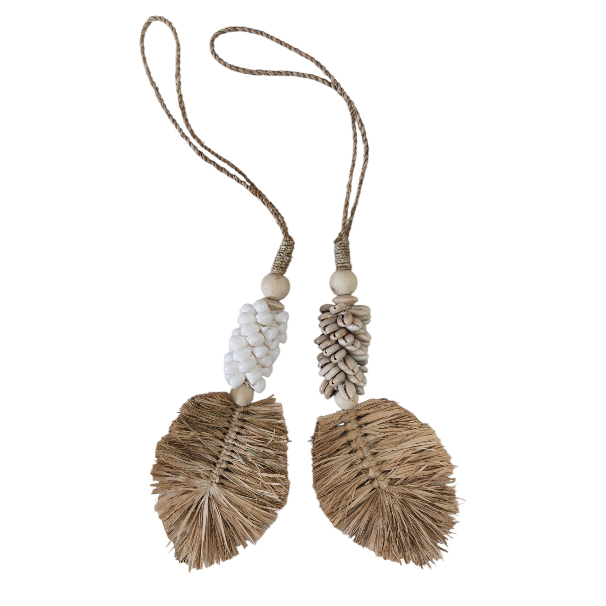 Kalo | Raffia Shell Tassel - Wander & Wild Home