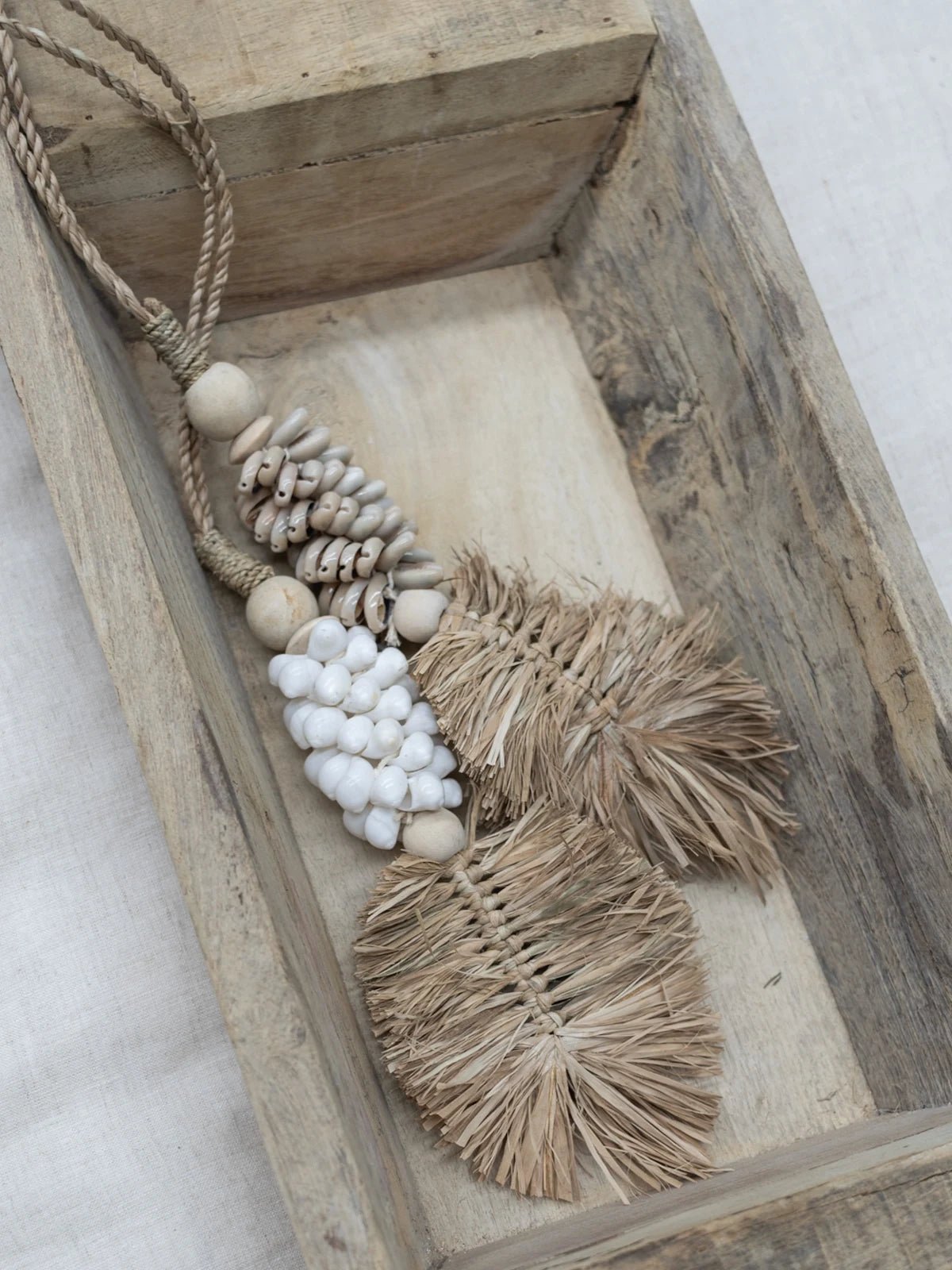Kalo | Raffia Shell Tassel - Wander & Wild Home
