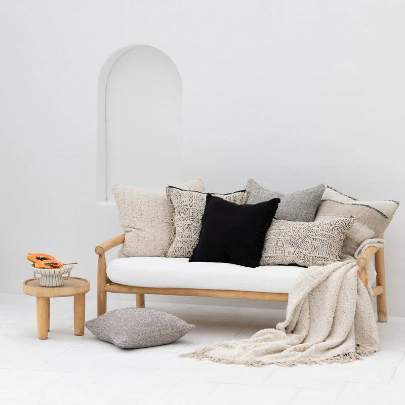 Looma Recycled Linen Cushion - Wander & Wild Home
