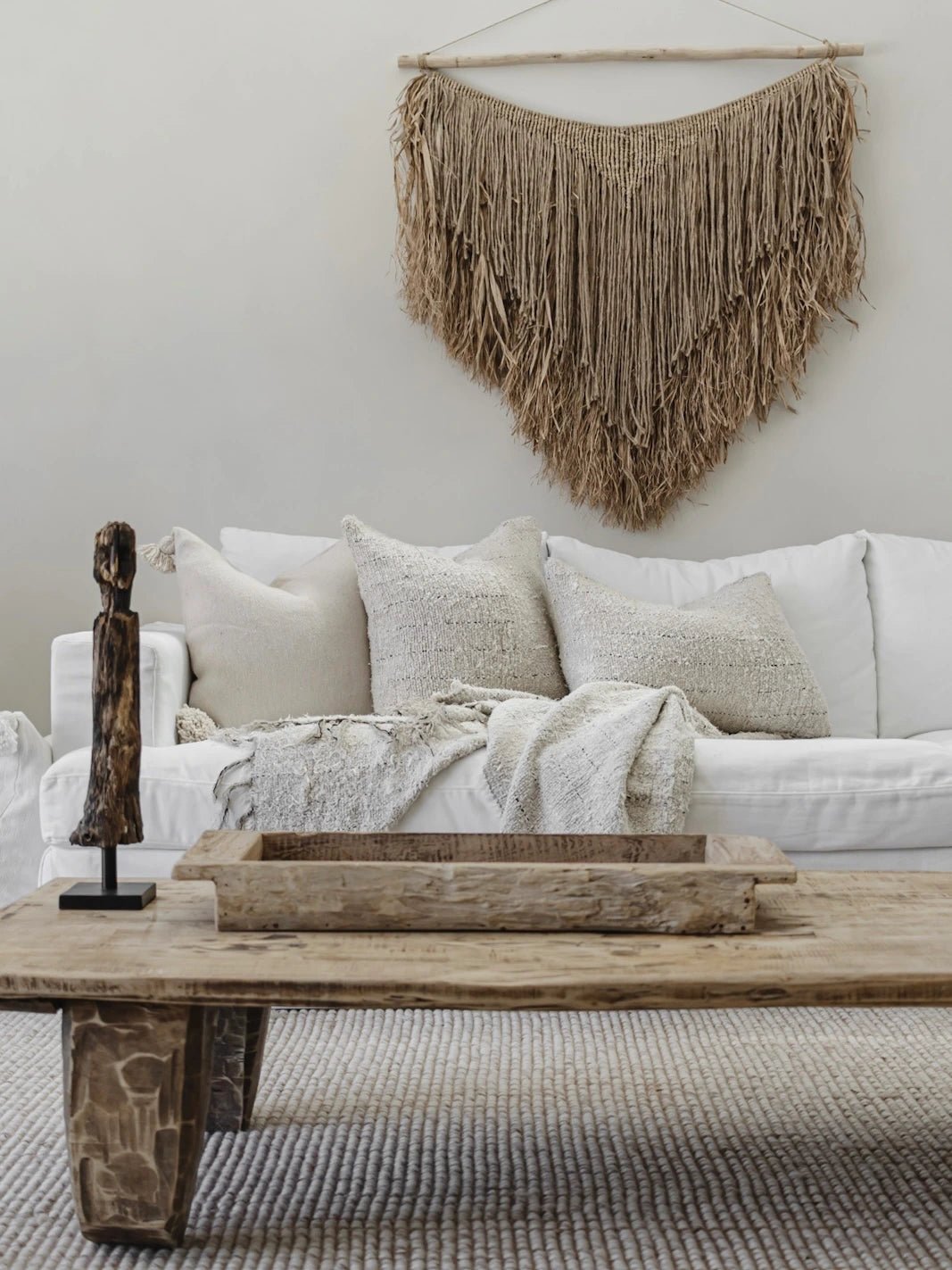 Looma Recycled Linen Cushion - Wander & Wild Home