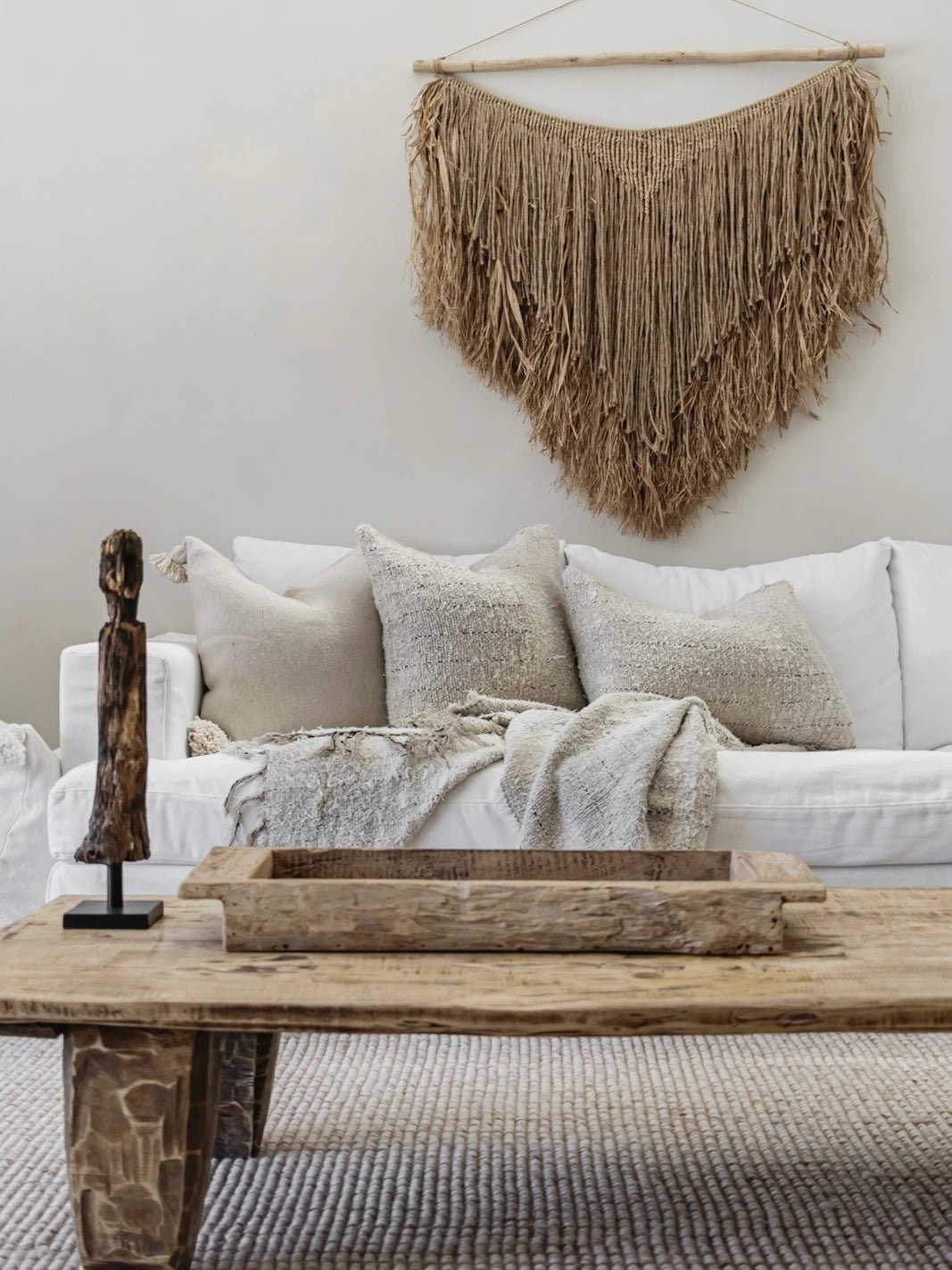 Looma Recycled Linen Throw - Wander & Wild Home