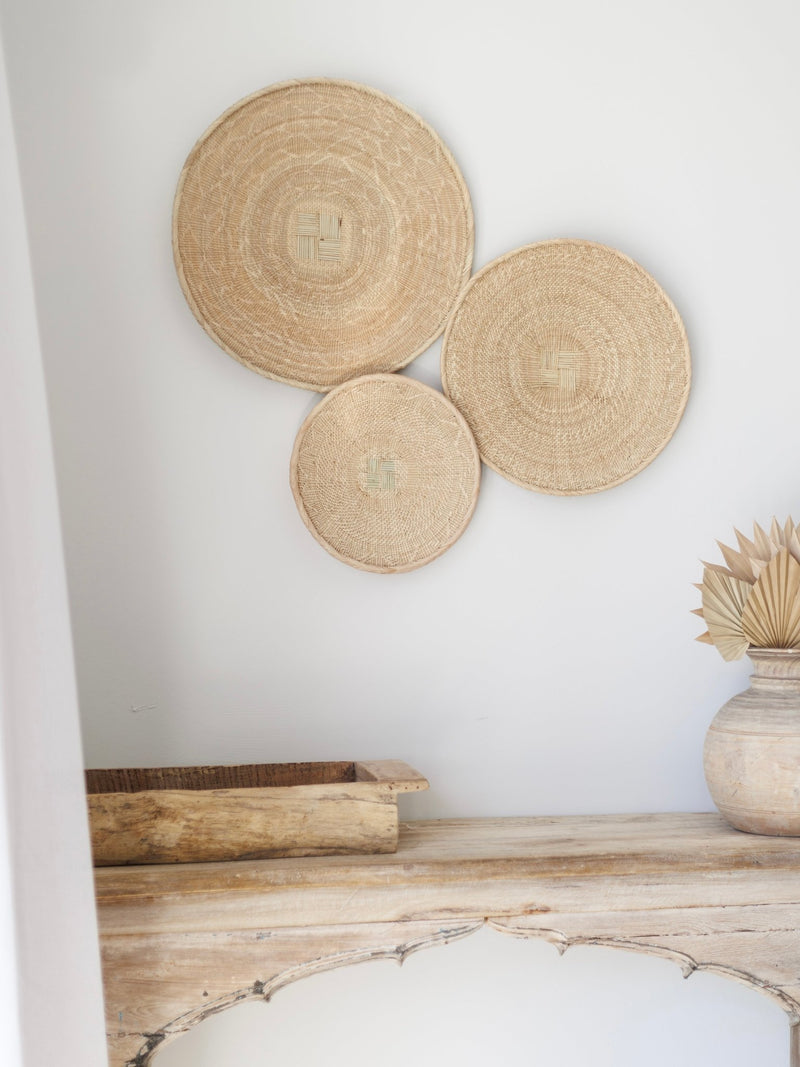 Natural Binga Basket - Set Of 3 - Wander & Wild Home