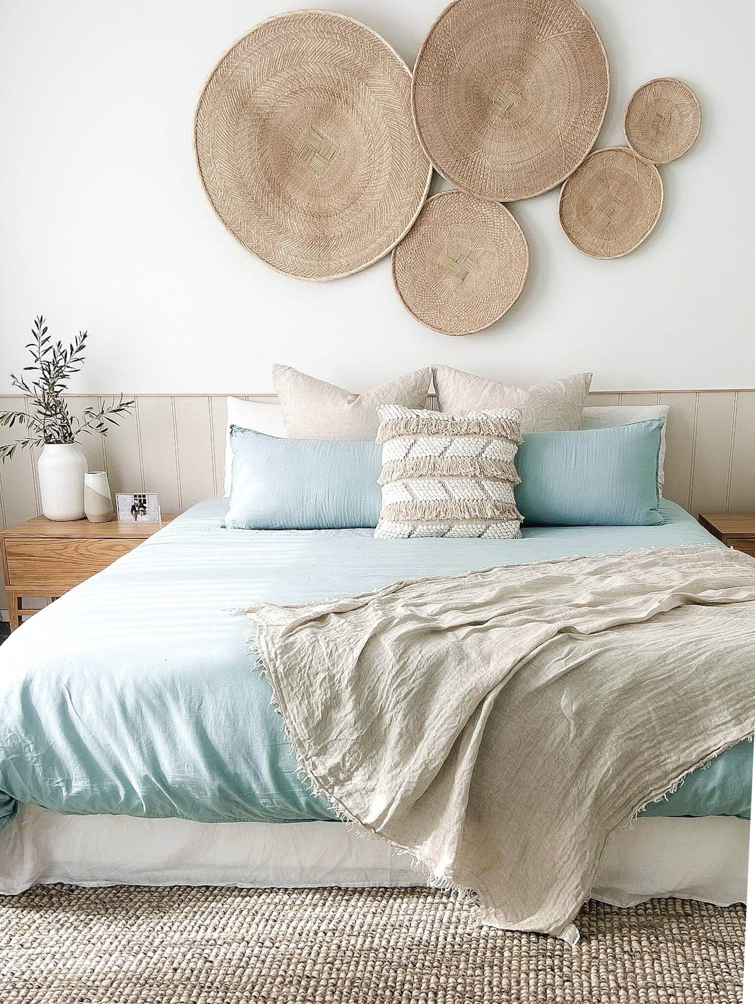 Natural Binga Baskets -Complete Set Of 5 - Wander & Wild Home