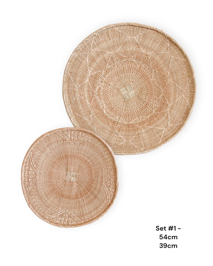 Natural Binga Baskets - Set Of 2 - Wander & Wild Home