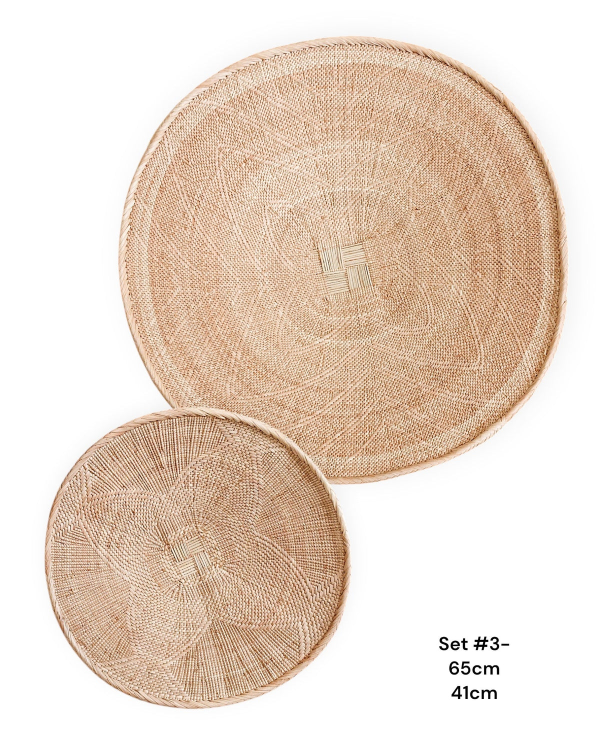 Natural Binga Baskets - Set Of 2 - Wander & Wild Home