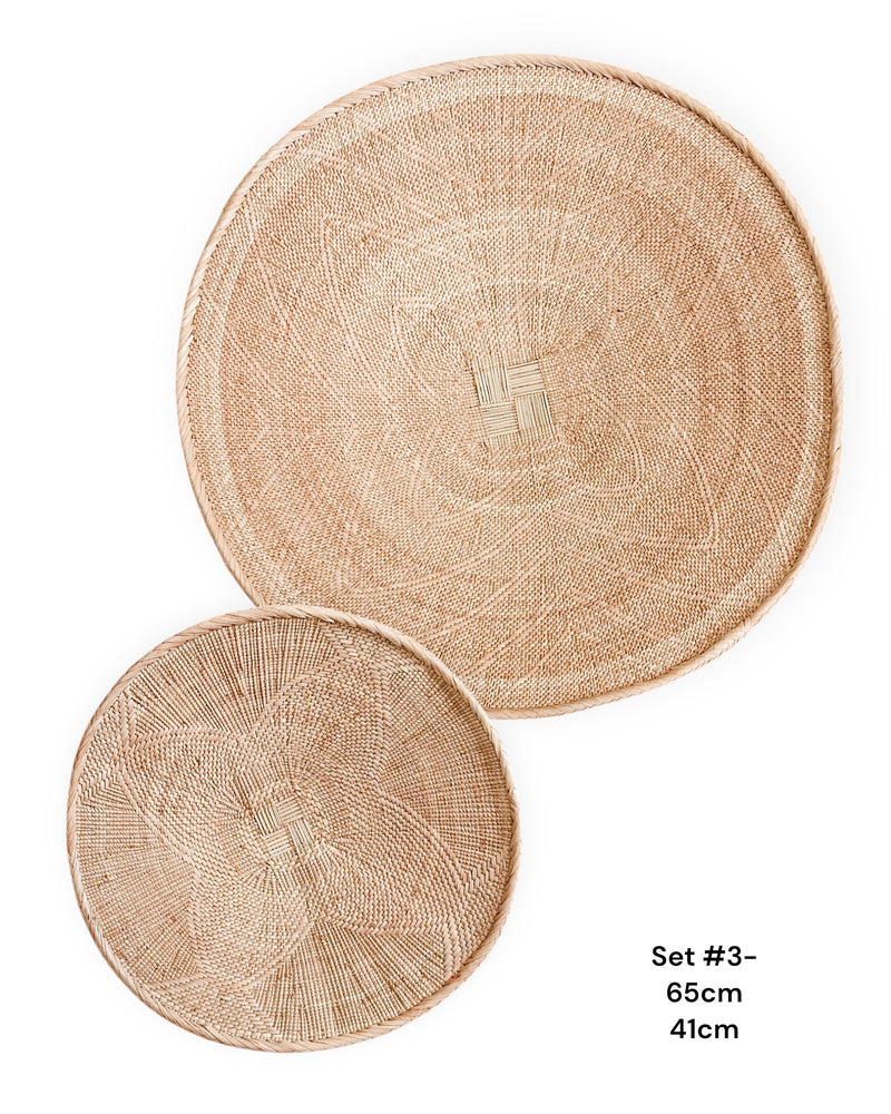 Natural Binga Baskets - Set Of 2 - Wander & Wild Home