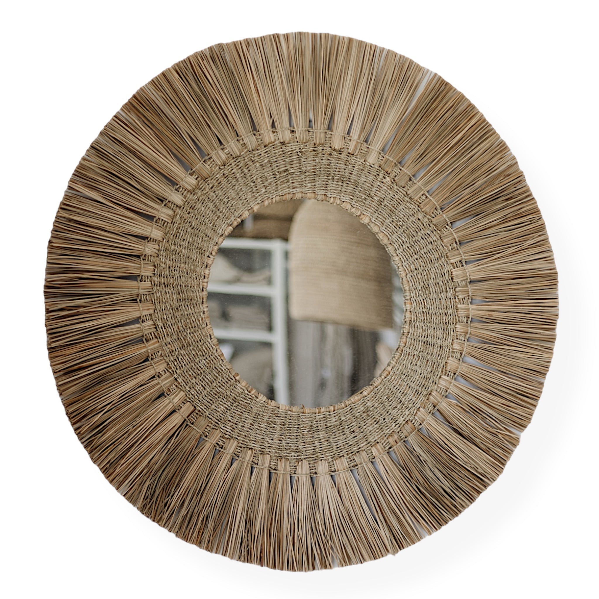 Palma Seagrass Mirror - Wander & Wild Home