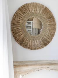 Palma Seagrass Mirror - Wander & Wild Home