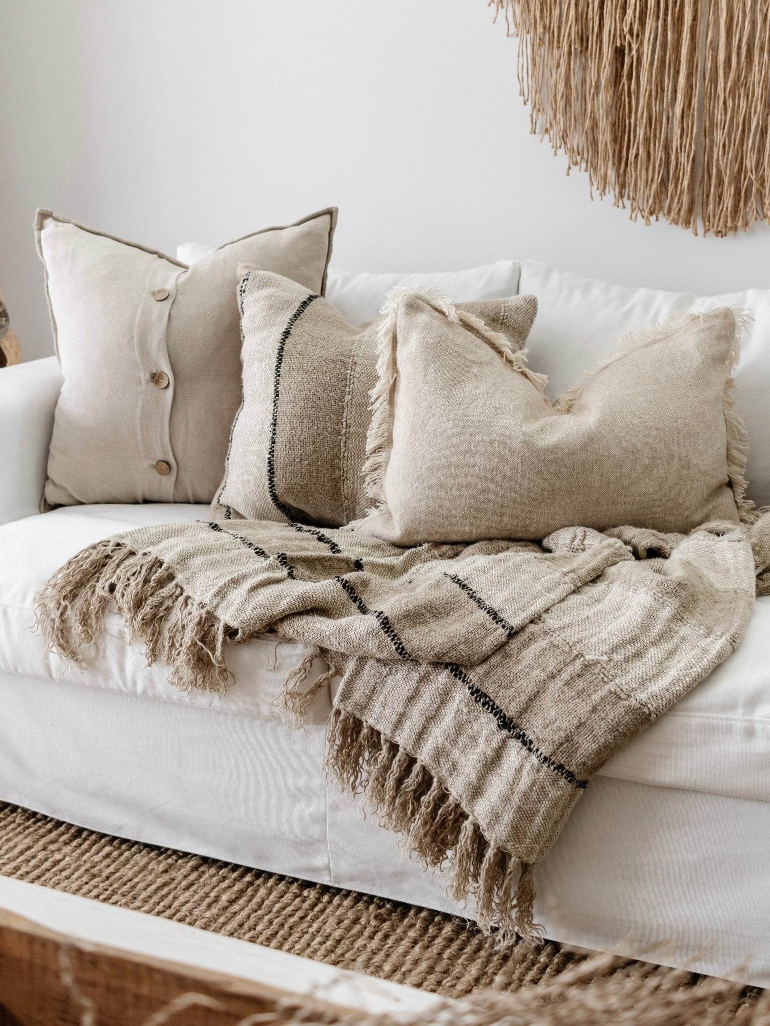 Retreat Linen Cushion - Wander & Wild Home