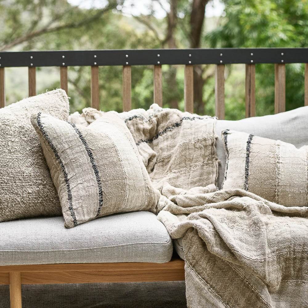 Retreat Linen Throw - Wander & Wild Home