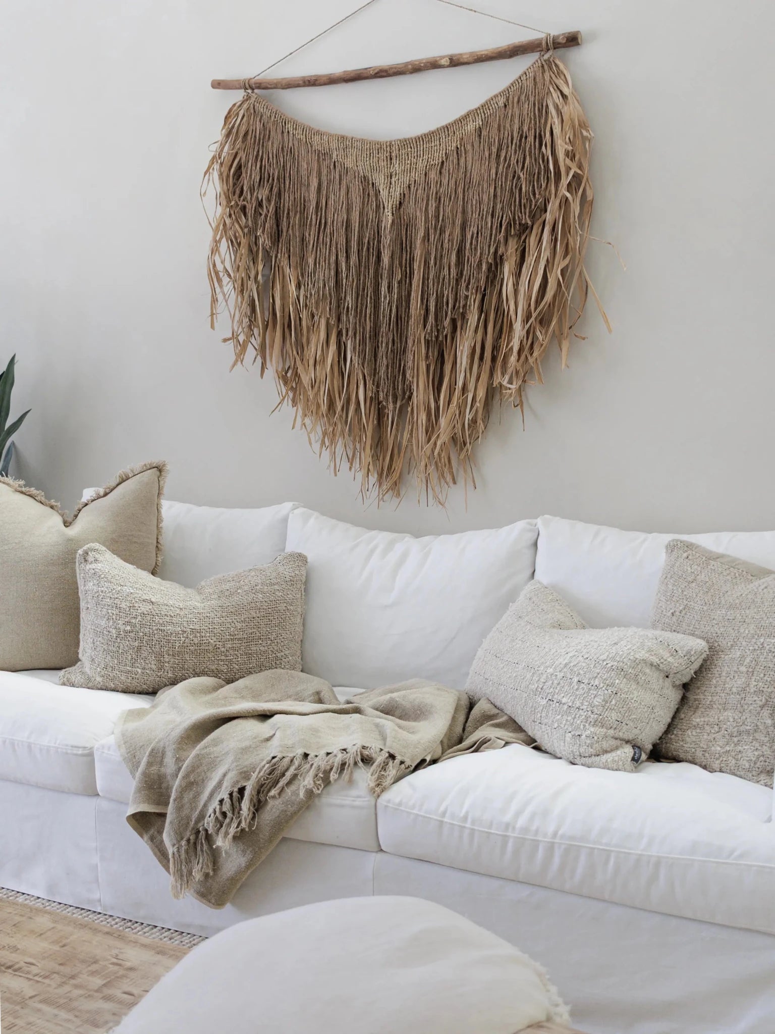 Sari - raya | Woven Jute Wall Hanging - Wander & Wild Home