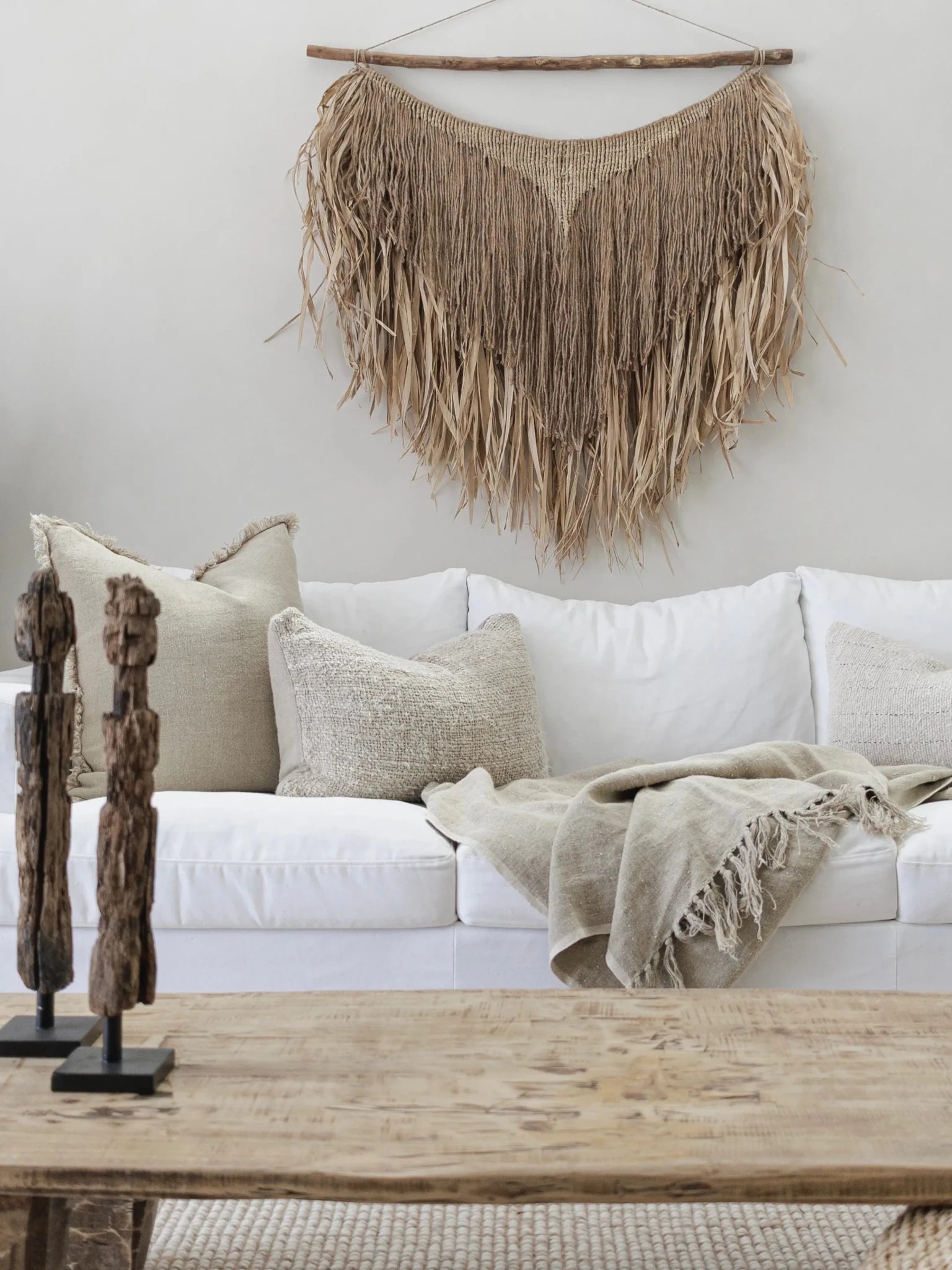 Sari - raya | Woven Jute Wall Hanging - Wander & Wild Home