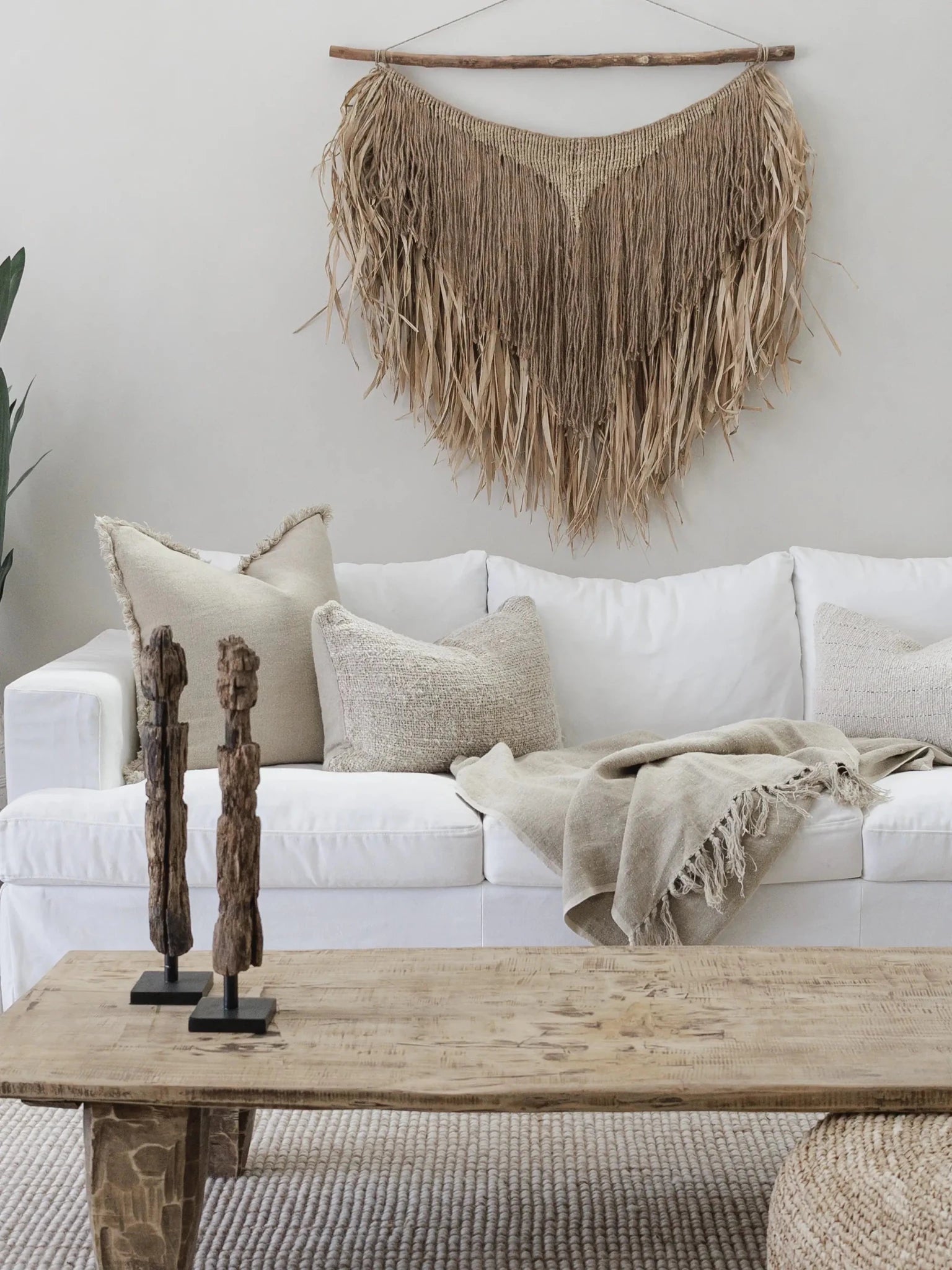 Sari - raya | Woven Jute Wall Hanging - Wander & Wild Home