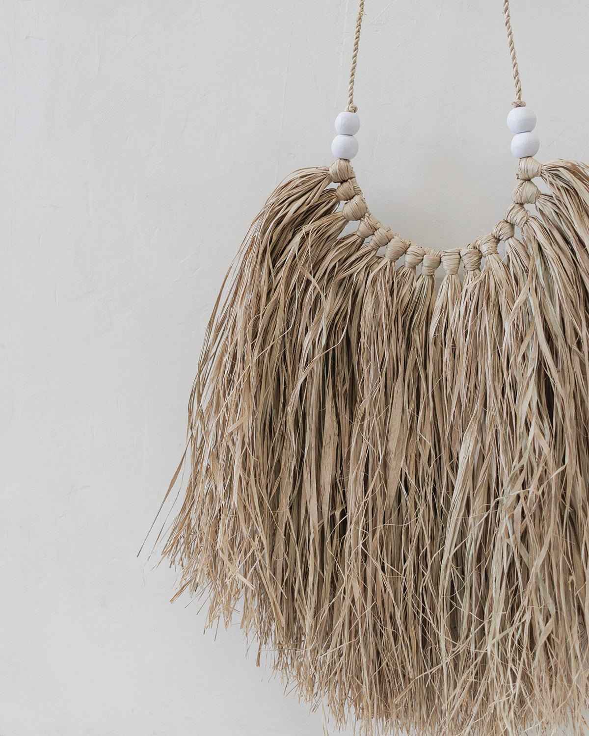 Sela | Raffia Wall Tassel Hanging