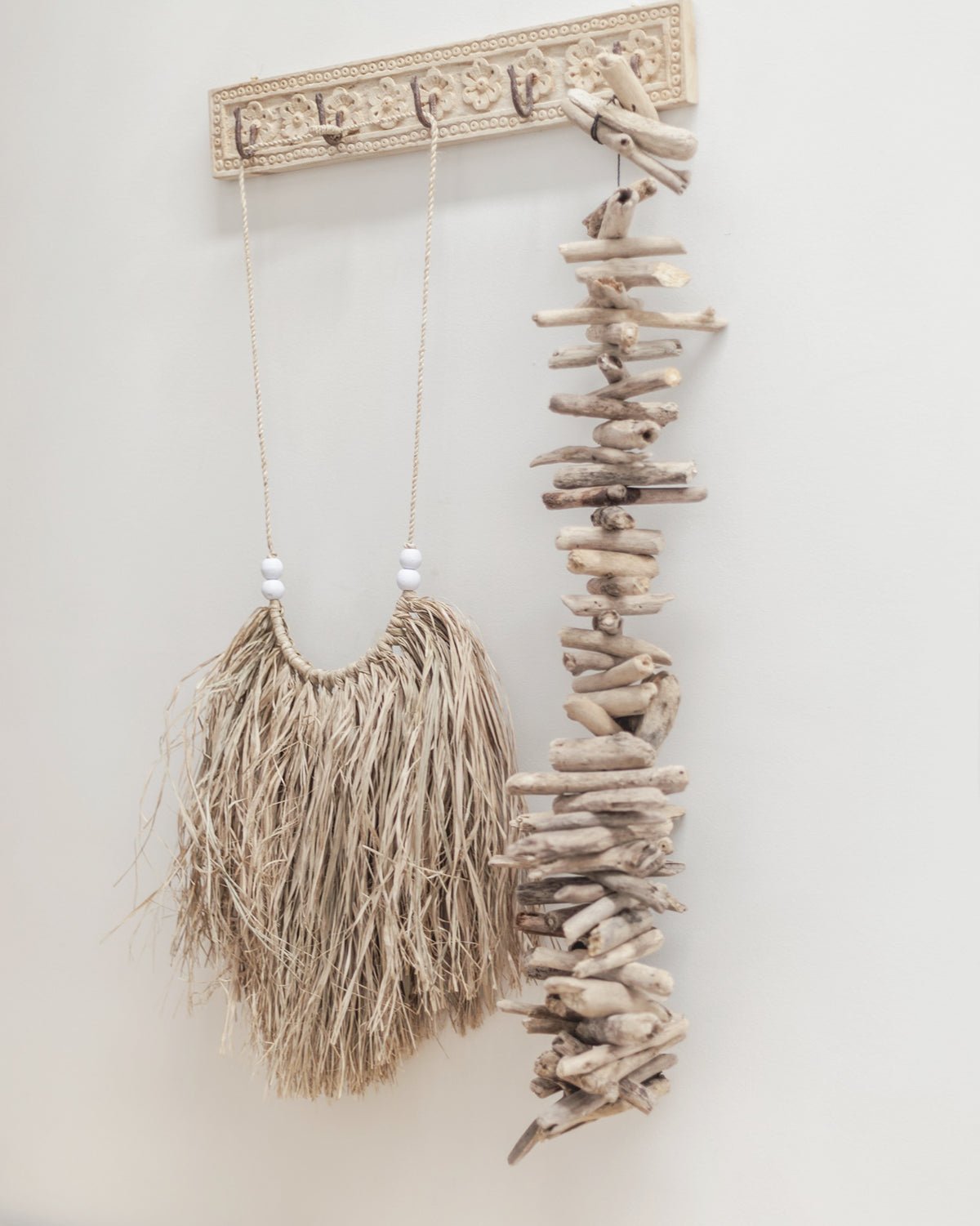 Sela | Raffia Wall Tassel Hanging - Wander & Wild Home