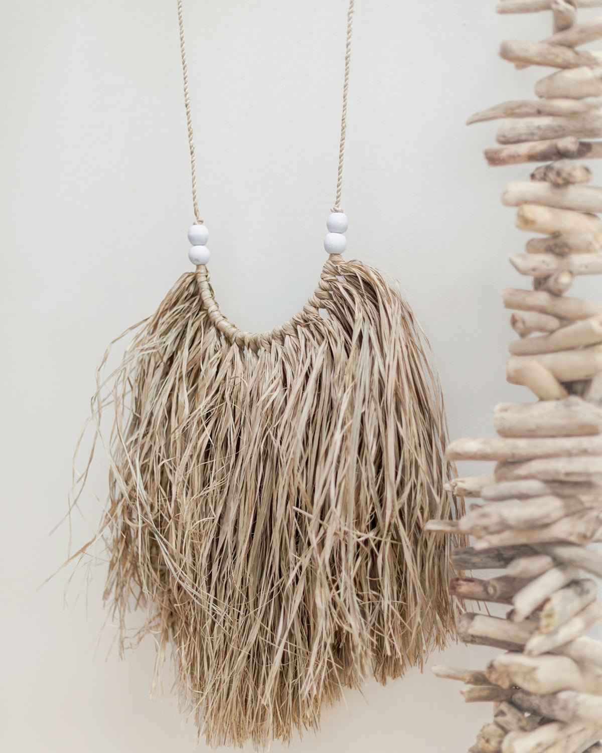 Sela | Raffia Wall Tassel Hanging