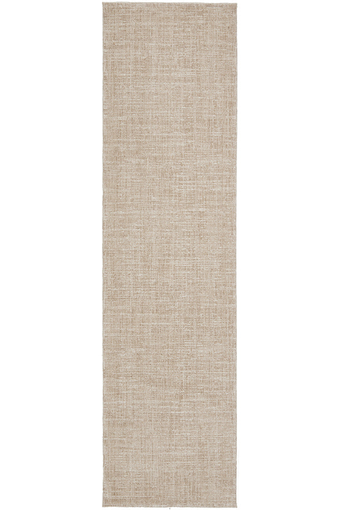 Birch Flax runner rug full design