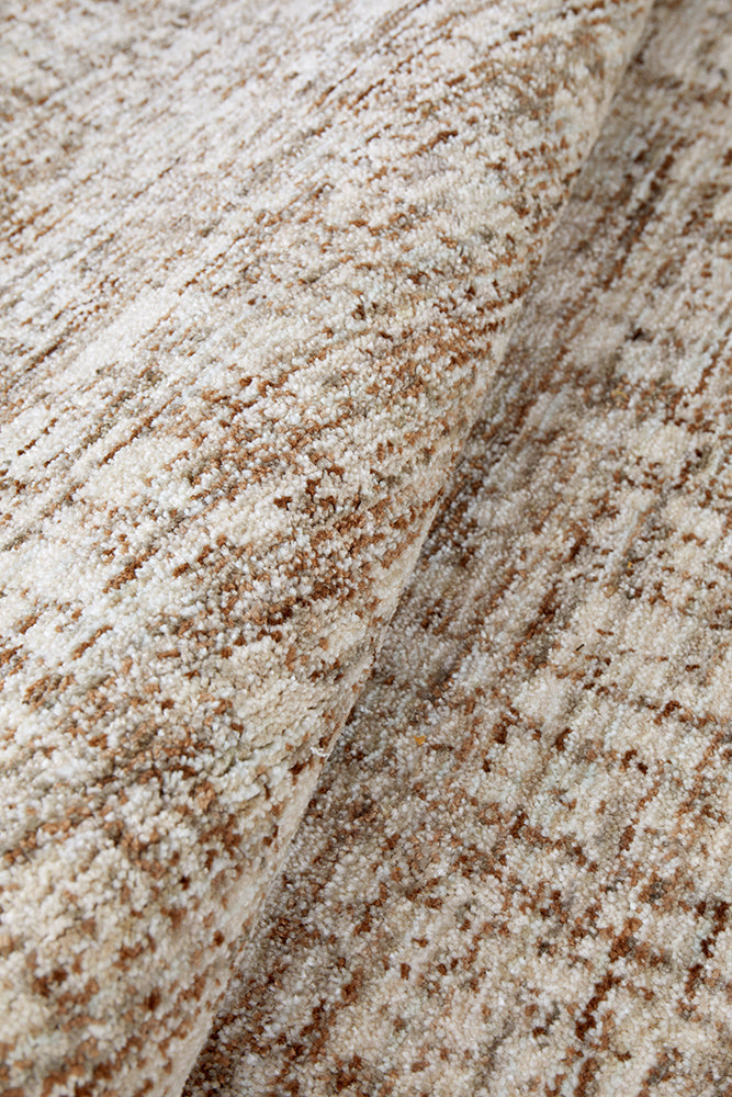 Meadow Malt ivory and taupe rug detail