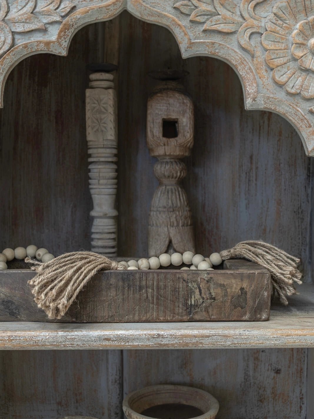 Tala | Timber Bead & Jute Garland - Wander & Wild Home