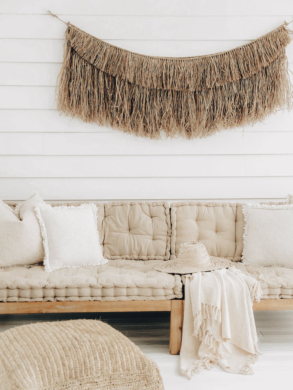 Tirai | Raffia Wall Hanging - Wander & Wild Home