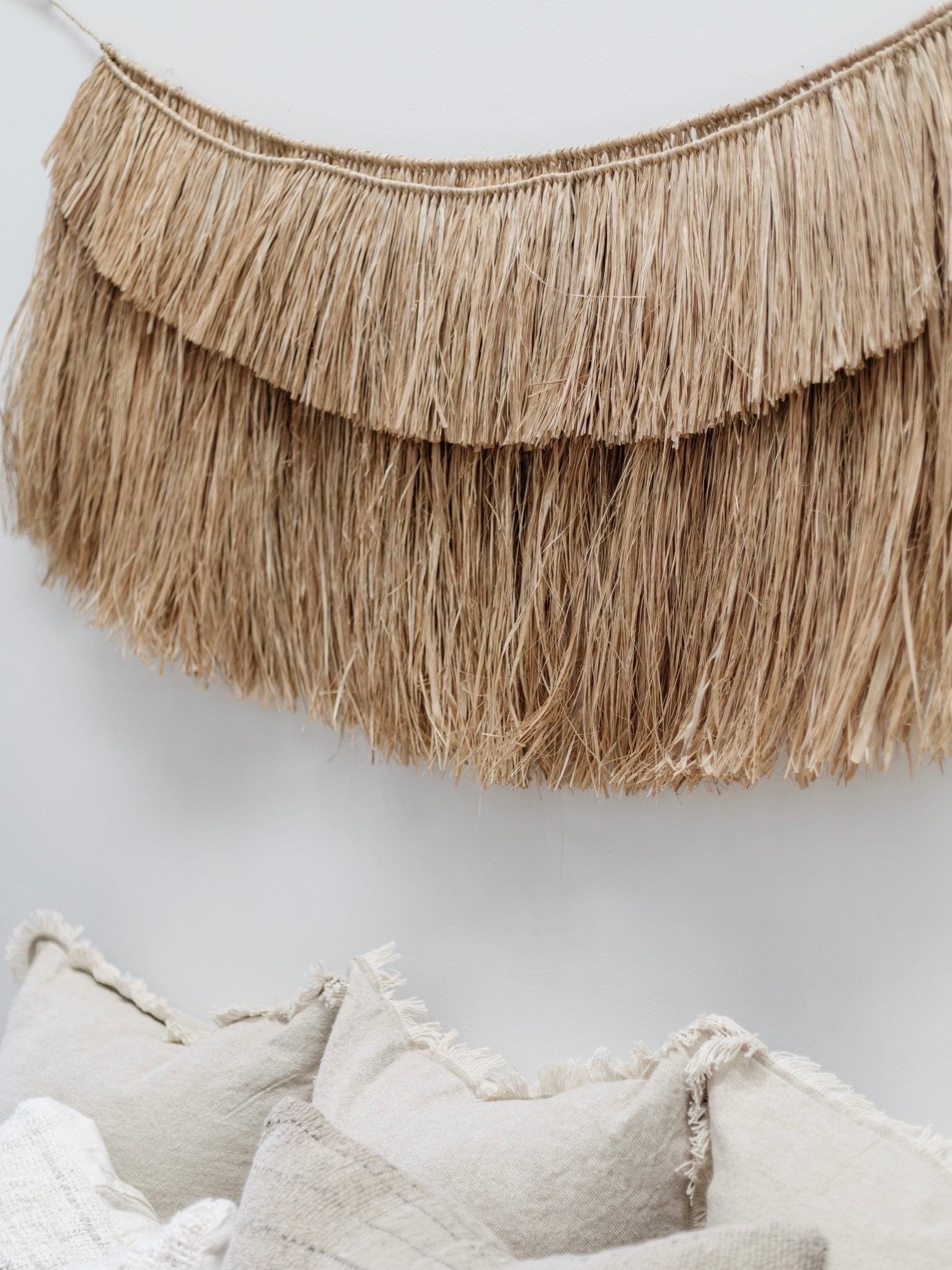 Tirai | Raffia Wall Hanging - Wander & Wild Home