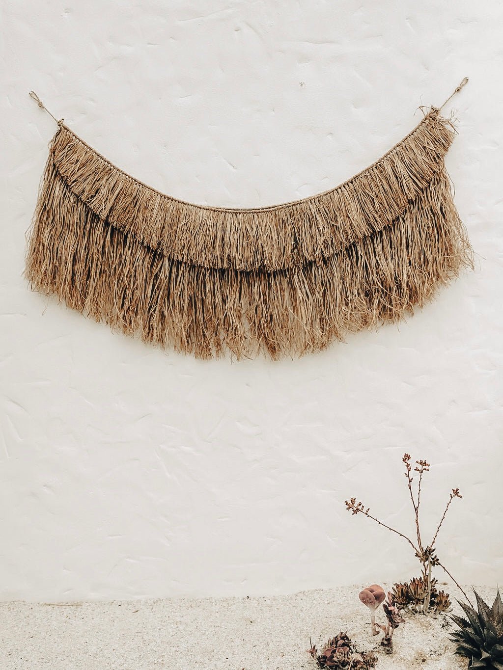 Tirai | Raffia Wall Hanging - Wander & Wild Home