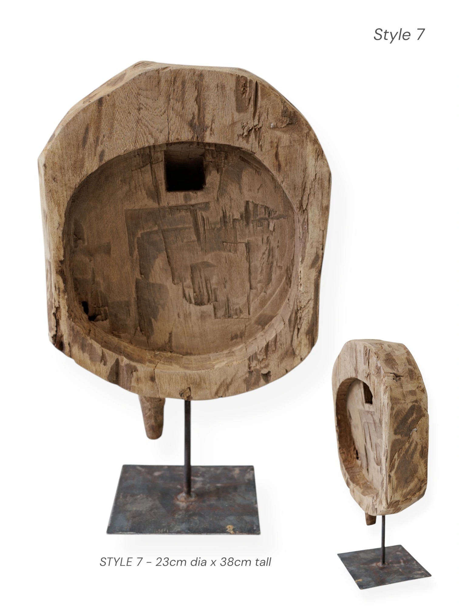 Vintage Indian Bowl on Stand - Wander & Wild Home