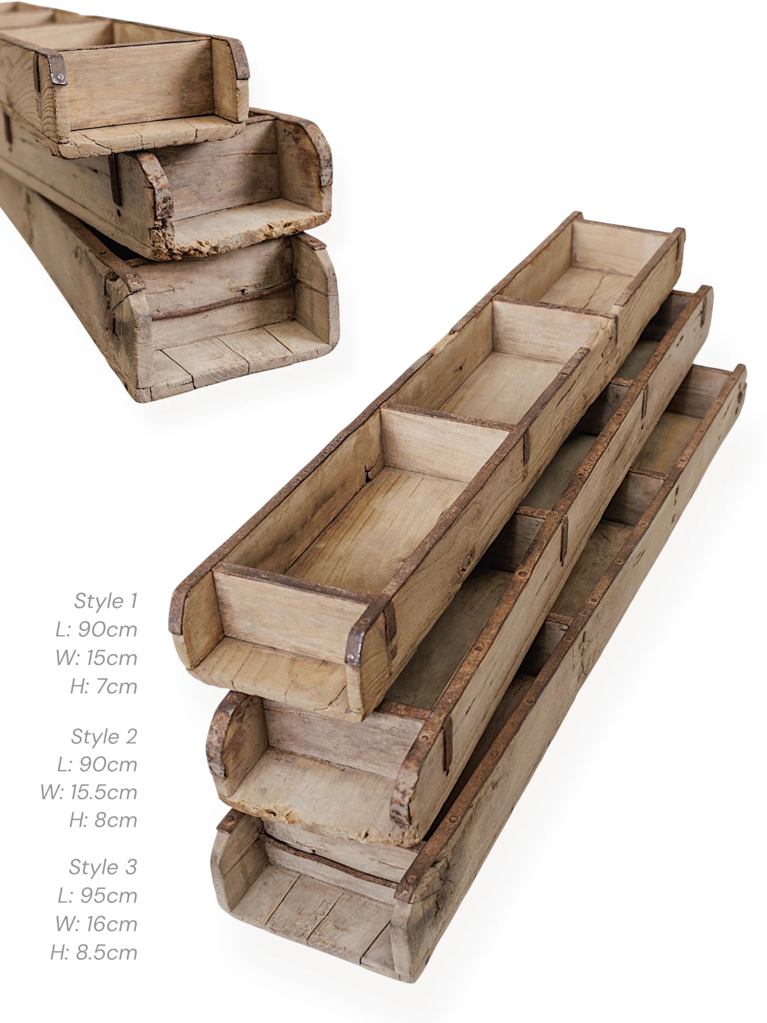 Vintage Indian Brick Moulds - Triple - Wander & Wild Home