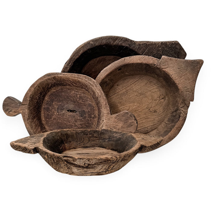 Vintage Indian Handled Parat Bowl - Rustic - Wander & Wild Home