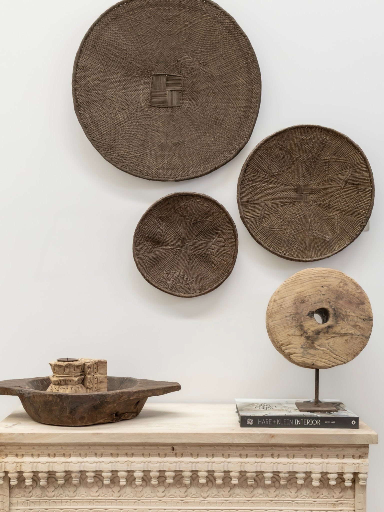 Vintage Indian Handled Parat Bowl - Rustic - Wander & Wild Home