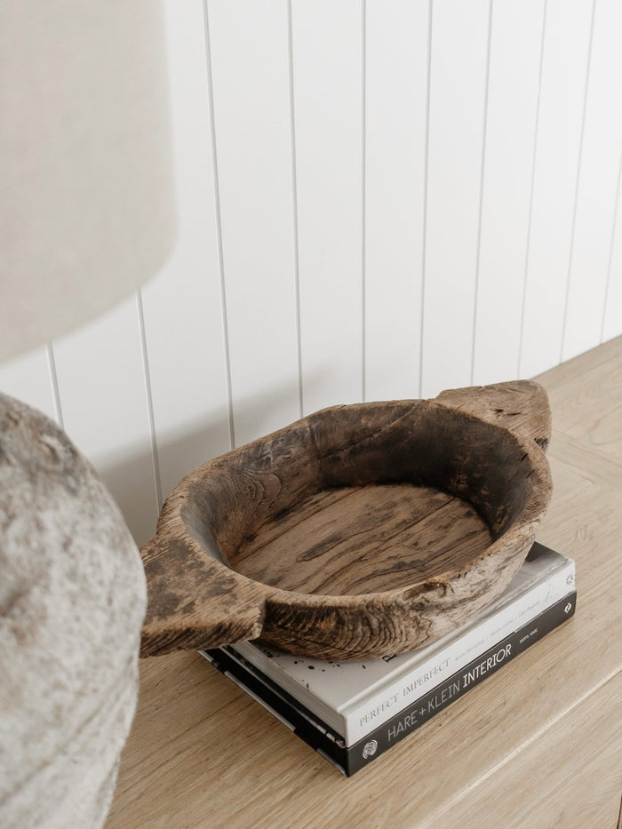 Vintage Indian Handled Parat Bowl - Rustic - Wander & Wild Home