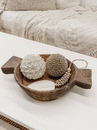 Vintage Indian Handled Parat Bowl - Rustic - Wander & Wild Home