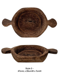 Vintage Indian Handled Parat Bowl - Rustic - Wander & Wild Home
