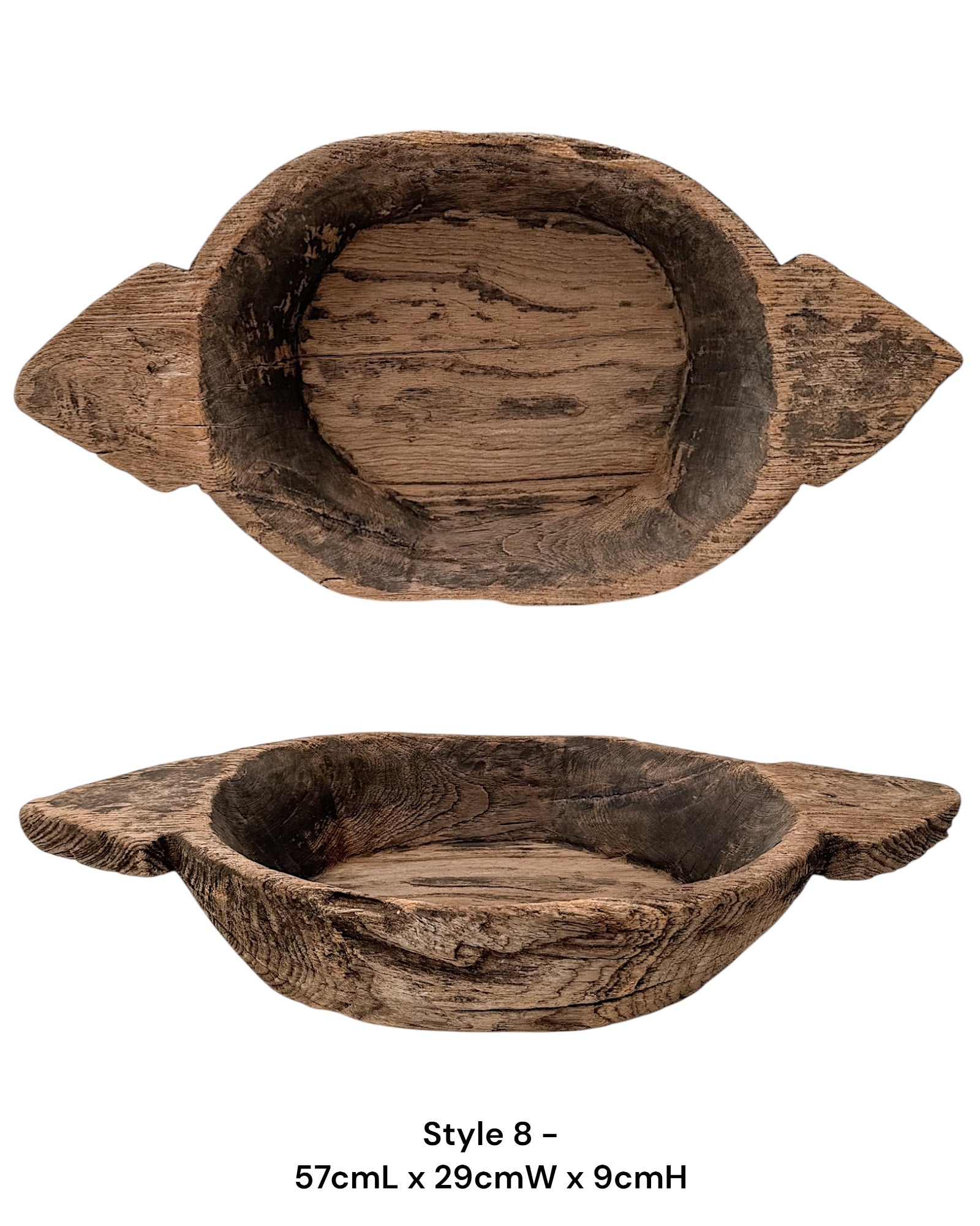 Vintage Indian Handled Parat Bowl - Rustic - Wander & Wild Home